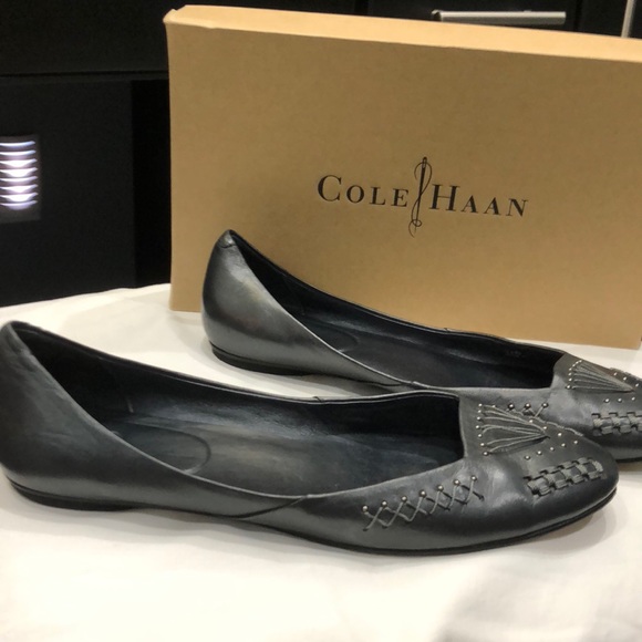 Cole Haan leather flats. Size 7 1/2 - Picture 4 of 8